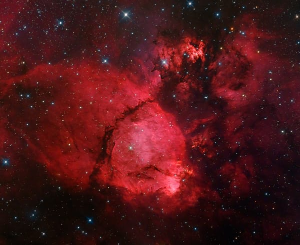Обои IC 1795, Cassiopeia, туманность, IC 1795 nebula, Кассиопея