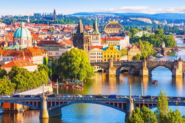 Обои bridge, city, Чехия, город, river, Czech Republic, Прага, Bridges of Prague, мост