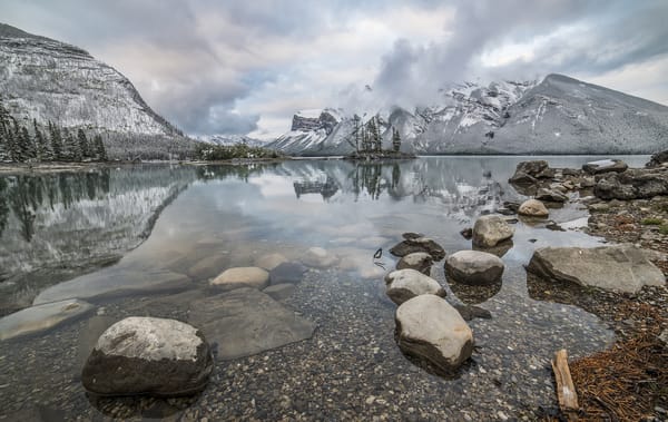 Обои Canada, Banff national park, Lake Minnewanka, Alberta