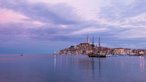 Обои Ровинь, Croatia, лодки, Адриатическое море, Хорватия, Adriatic Sea, Rovinj, яхты, Истрия, здания, Istria