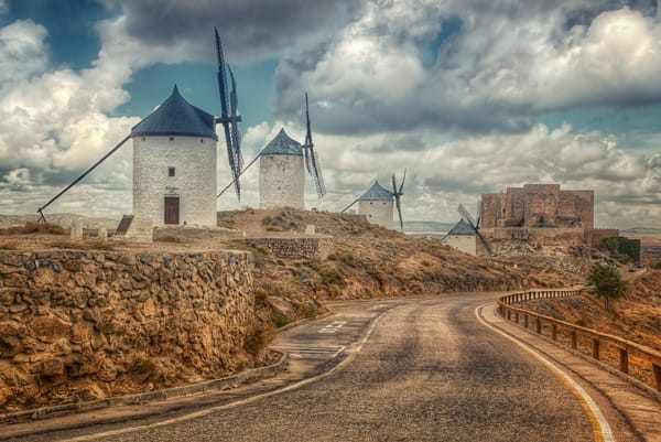 Обои Consuegra, Spain, Castilla La Mancha, Toledo