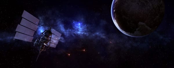 Обои планета, spaceships, орбитальная станция, stars
