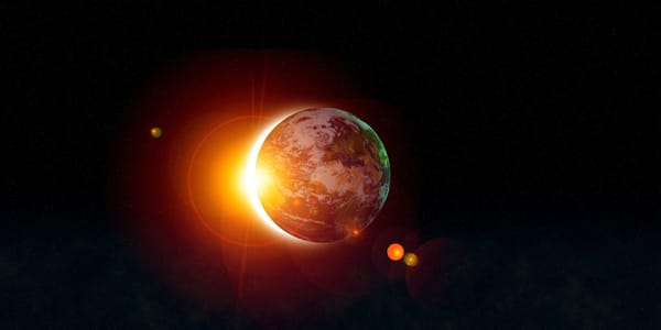 Обои пространство, sunrise, планета