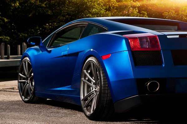 Обои Lamborghini, Гальярдо, ламборгини, синяя, Gallardo