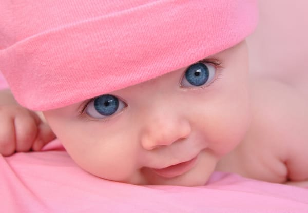 Обои happy baby, дети, big beautiful blue eyes, kid, children, счастливый ребенок, большие красивые голубые глаза, малыш