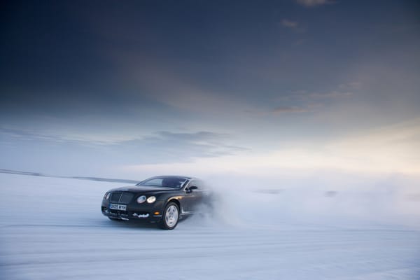 Обои Bentley, Continental GT, зима