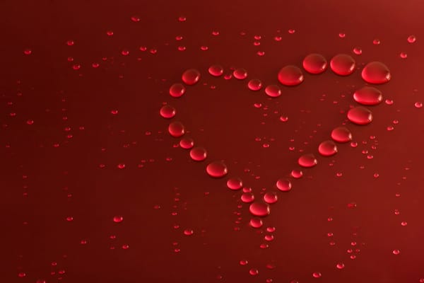 Обои сердце, любовь, макро, день святого валентина, капли, love, valentines day, heart, романтик