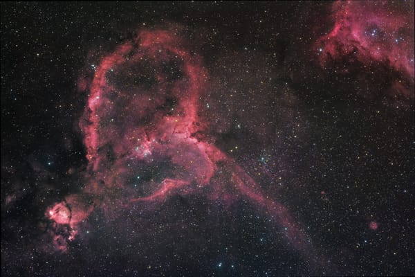 Обои Туманность, space, космос, сердце