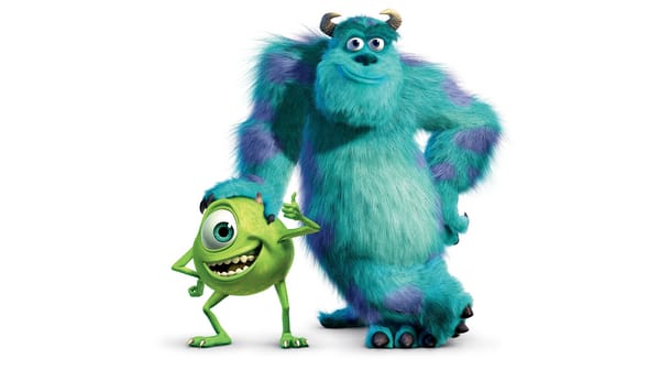 Обои Monsters, Inc, Дисней, Disney, Вазовски, Pixar, Майк, Корпорация Монстров, Салливан, Салли, Белый, Мультфильм, Пиксар