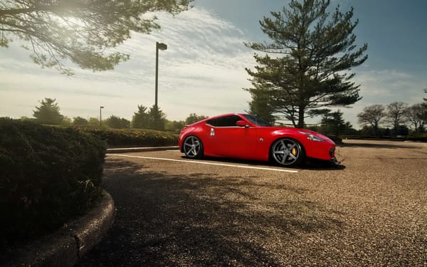 Обои ниссан, тюнинг, автомобиль, red, Nissan 370Z