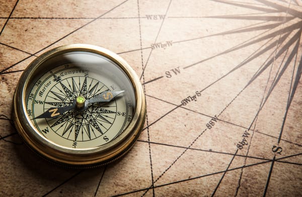 Обои map, compass, metal, coordinates