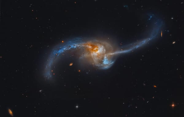 Обои ngc2623, galaxy, бесконечность, галактика, звезды, пространство