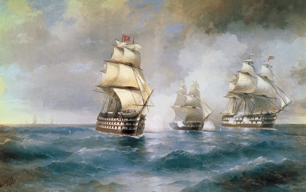 Обои Айвазовский, Море, Корабли, Живопись, Картина