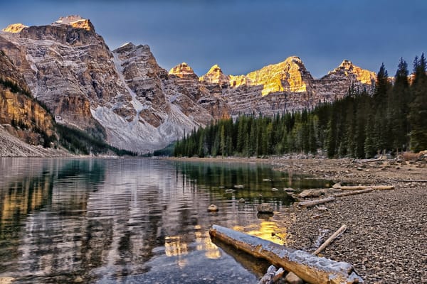Обои Moraine Lake, Банф, лес, долина Десяти пиков, Canada, Banff National Park, Озеро Морейн, Valley of the Ten Peaks, горы, Канада