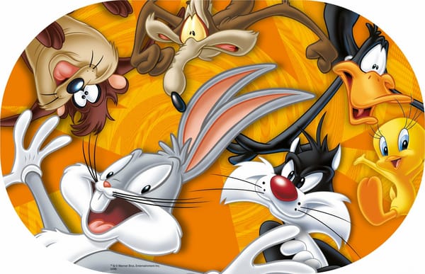 Обои Looney Tunes, Daffy Duck, Твити, Sylvester, Багз Банни, Bugs Bunny, Тасманский дьявол, Даффи Дак, Фогхорн Легхорн, Кот Сильвестр, Tasmanian Devil, Tweety