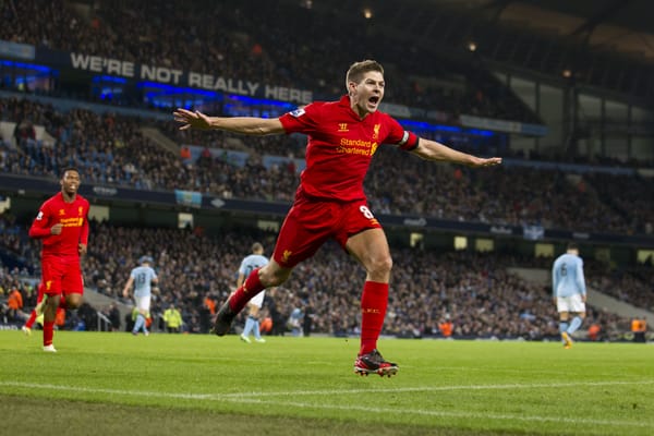 Обои Стивен Джеррард, Ливерпуль, Barclays, Premier League, Liverpool, Футбол, Англия, Премьер Лига, Steven Gerrard