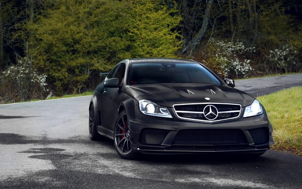 Обои mercedes c63, тюнинг, AMG, купе, мерседес, black series