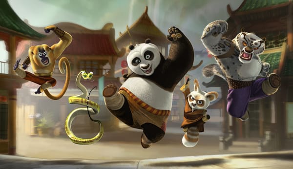Обои Кунг-фу панда, Kung Fu Panda, По, Po, Master Viper, Гадюка, Monkey, Мультфильм, Master Oogway, Тай Лунг, Tai Lung, Обезьяна, Мастер Угвэй
