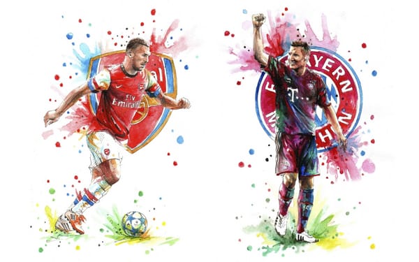 Обои Арсенал, Football Club, арт, Футбольный клуб, The Gunners, Бавария Мюнхен, Arsenal, Bayern Munchen, art