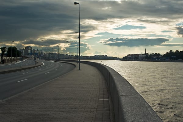 Обои питер, петербург, Санкт-Петербург, вечер, нева, набережная