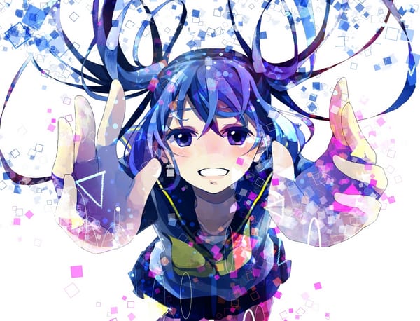 Обои арт, vocaloid, школьная форма, hatsune miku, девушка, вокалоид