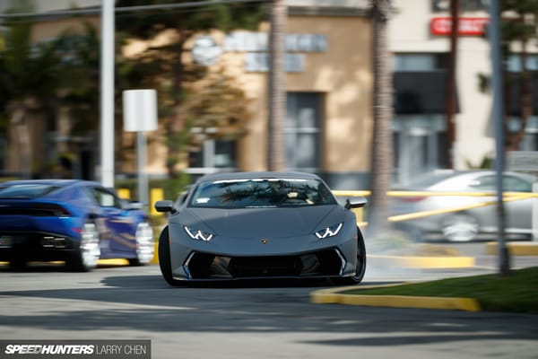 Обои занос, Huracan, Larry Chen, drift, Speedhunters, дрифт, фотограф, Lamborghini