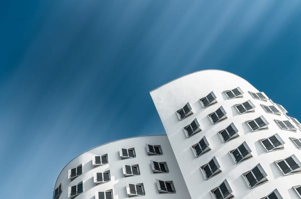 Обои город, Gehry-Haus, архитектура, Düsseldorf