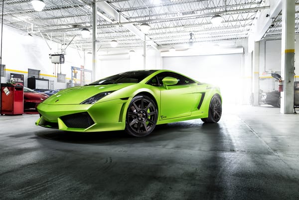 Обои Lamborghini, Green, Gallardo