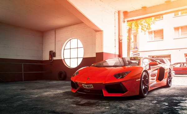 Обои Lamborghini, Lp 700-4, Aventador, red