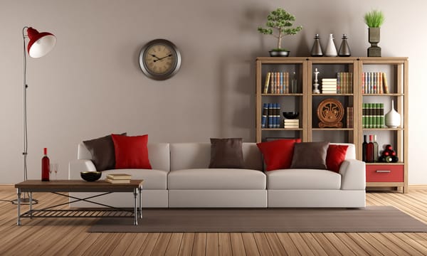 Обои interior, couch, баранина, стильный дизайн, интерьер, library, lamb, living room, подушки, старинные, stylish design, библиотека, гостиная, диван, clock, pillows, часы