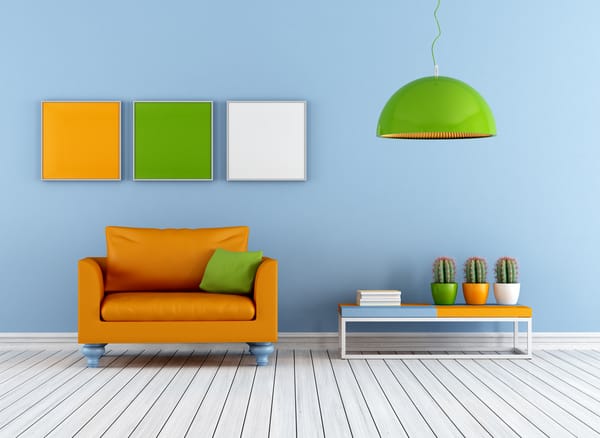 Обои interior, stylish design, красочно оформленная гостиная, стильный дизайн, диван, Colorful lounge, couch, интерьер