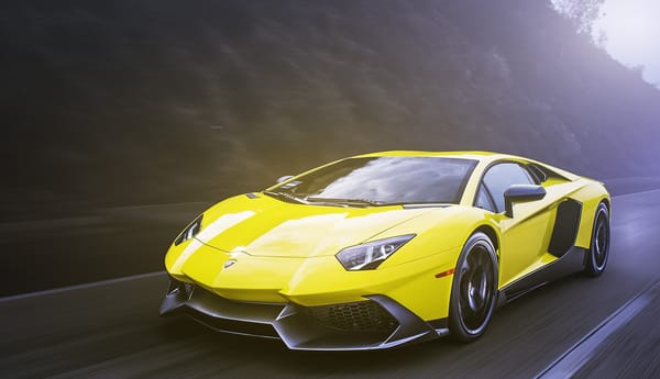 Обои Lamborghini, жёлтый, LP720-4, Aventador, ламборджини, yellow, авентадор