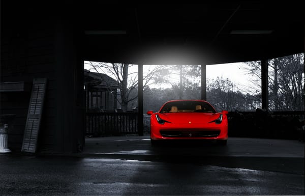 Обои Ferrari, red, front, 458 italia