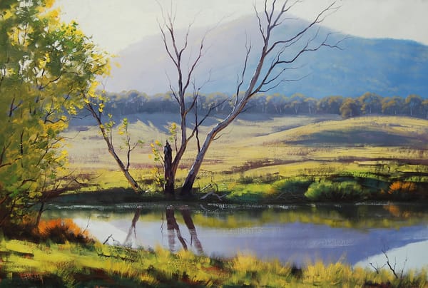 Обои FISH RIVER TARANA, ARTSAUS, АРТ, РИСУНОК