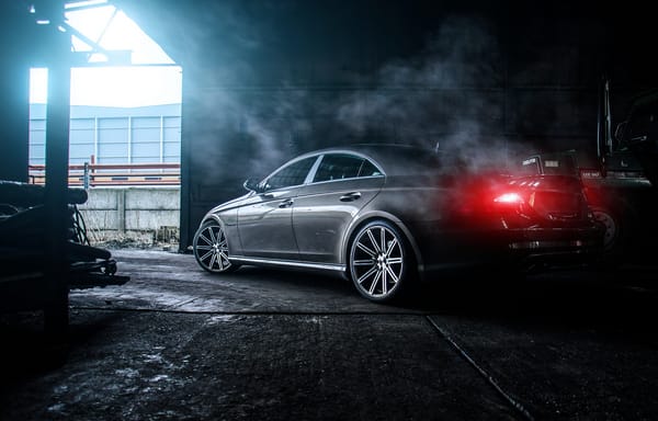 Обои Mercedes-Benz, CLS 55, AMG, rearside
