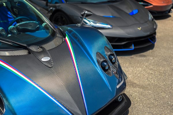 Обои Centenario, Pagany, Blue, Carbon, Zonda R, Lamborghini