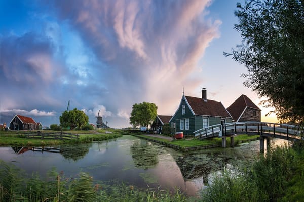 Обои Голландия, Zaanse Schans, Нидерланды, Zaanstad