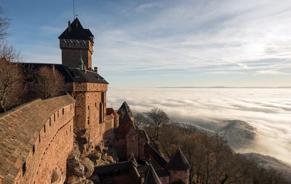 Обои Alsace, Château du Haut-Koenigsbourg, France