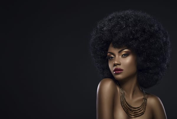 Обои black beauty, причёска, style, bronze, glamour, чернокожая девушка