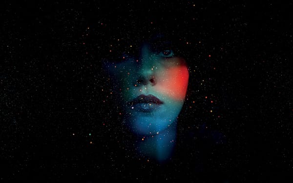 Обои капли, Scarlett Johansson, россыпь, портрет, цвет, звёзды, силуэт