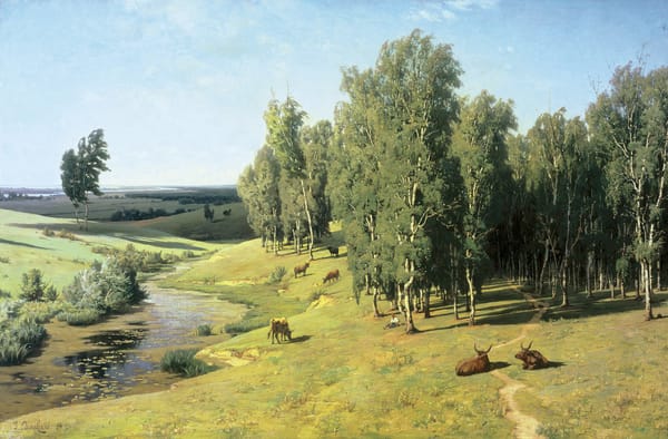 Обои Орловский, Летний день, картина