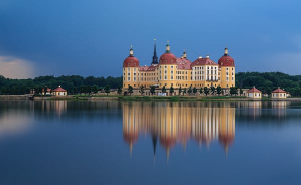 Обои Moritzburg Castle, Germany, вода, Германия, отражение, Замок Морицбург