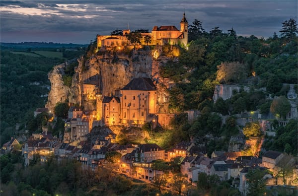 Обои город, красота, Rocamadour, вид