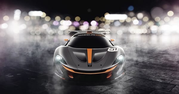 Обои McLaren, GTR, P1, Ranier Peredo, front