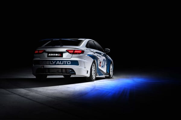 Обои 2018, вид сзади, гоночное авто, спойлер, Emgrand GL, Race Car, Geely