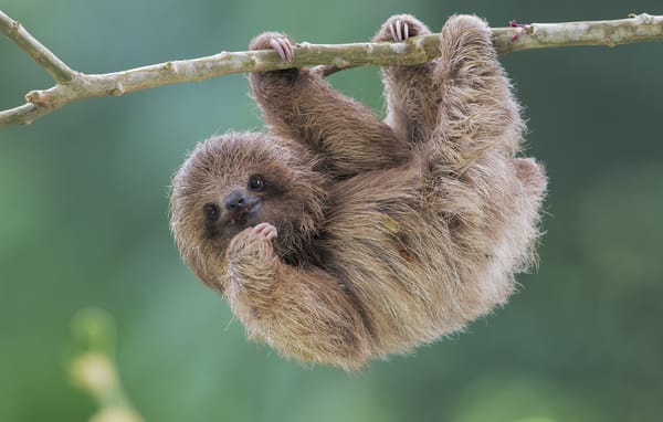 Обои природа, Brdypus tridactilus, Pale-throated sloth, ленивец