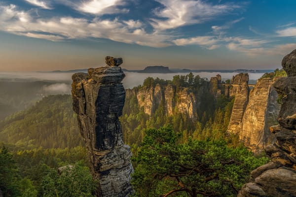 Обои горы, Германия, Саксонская Швейцария