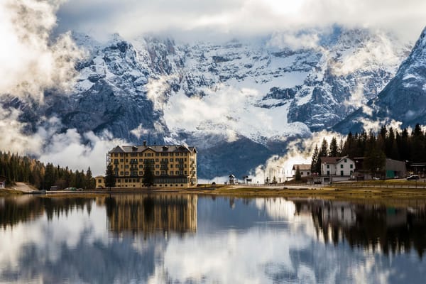 Обои Misurina Lake, Dolomiti, Италия, горы