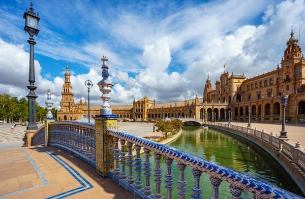 Обои Испания, Sevilla - Plaza de España I, Севилья