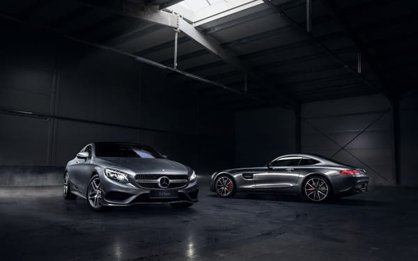 Обои Mercedes-Benz, Cars, AMG, S Class, Angar, Smoke, Automotive, GT, German